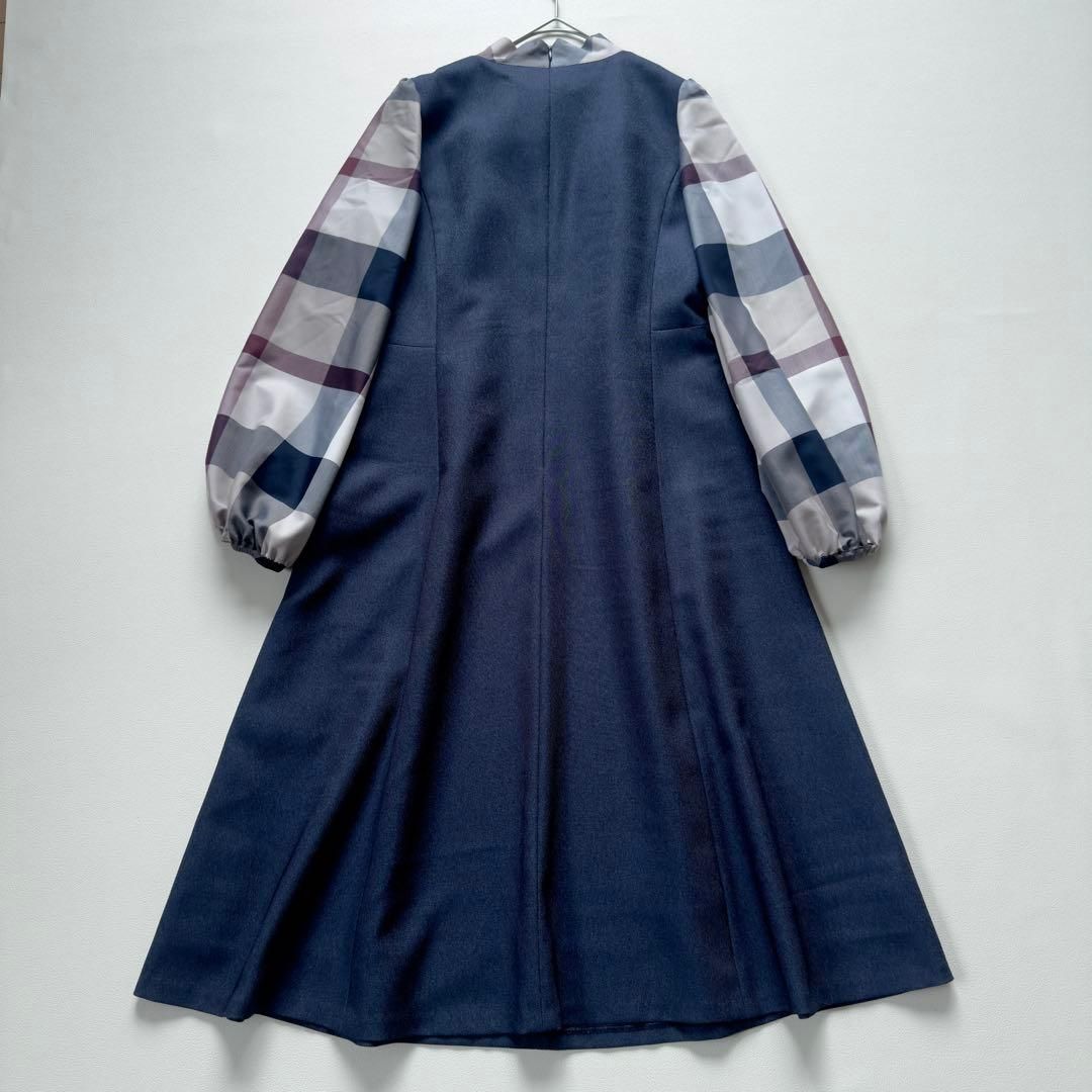 25年 ブルーレーベルクレストブリッジ ドッキングワンピース リボン