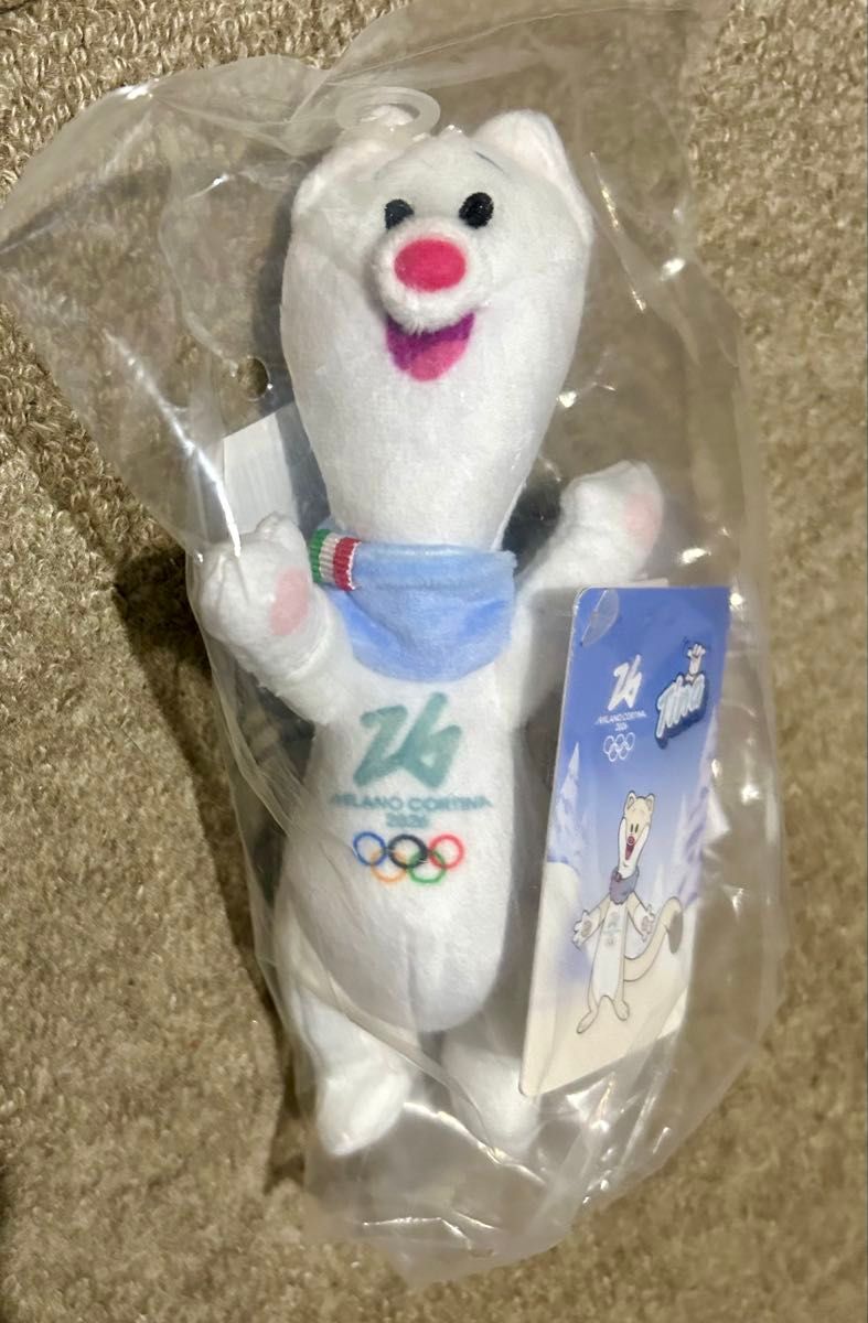 ミラノコルティナ 2026 オリンピック マスコット ティナ ぬいぐるみ