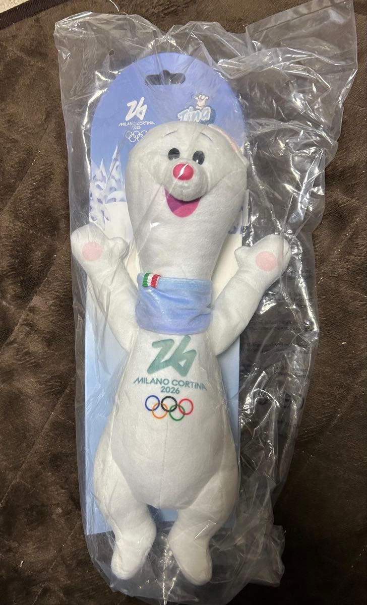 ミラノコルティナ 2026 オリンピック マスコット ティナ ぬいぐるみ