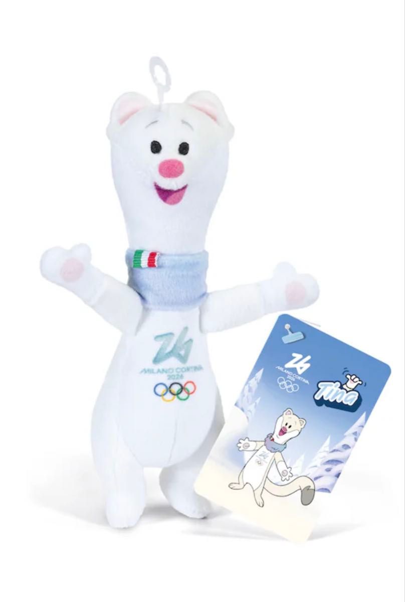 ミラノコルティナ 2026 オリンピック マスコット ティナ ぬいぐるみ