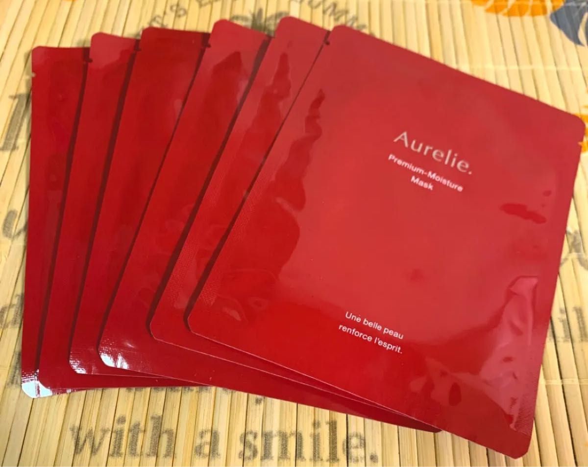 6枚セット】Aurelie オレリー プレミアム モイスチャーマスク 6枚