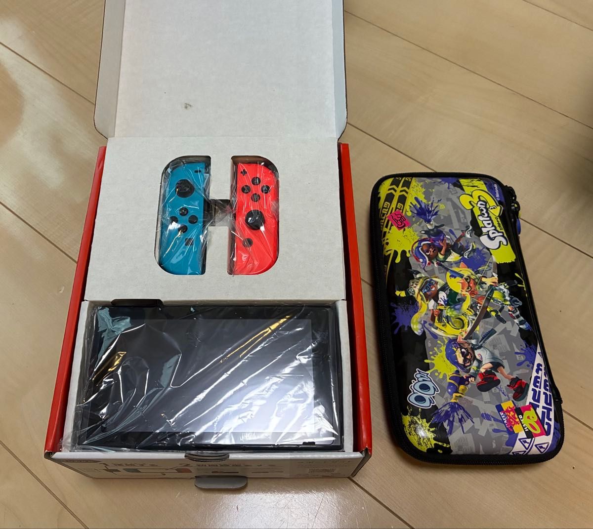 Nintendo Switch Joy-Con ネオンブルー/ネオンレッド 本体SDカード付き