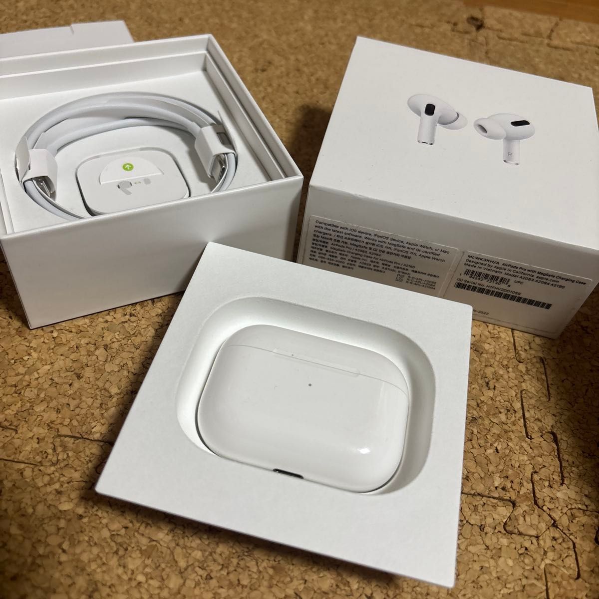 箱&付属品付き】AirPods Pro 第一世代 フルセット（左耳接続不可