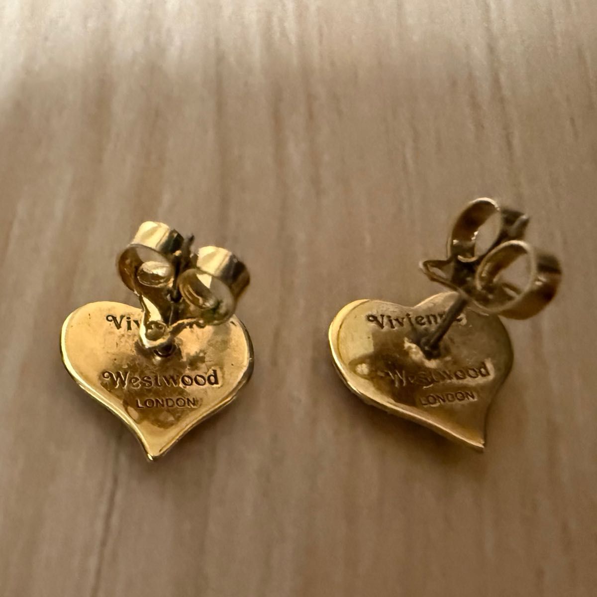 Vivienne Westwood ハートオーブピアス ゴールド パープル｜Yahoo