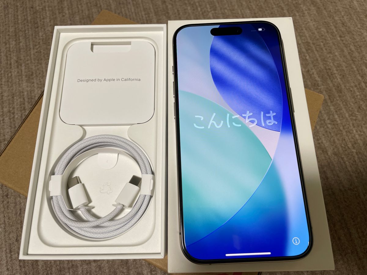 極美品 iPhone 15 Pro 128GB ナチュラルチタニウム SIMフリー｜Yahoo