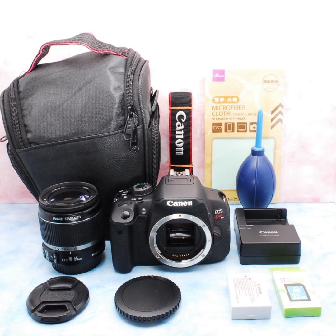 Canon EOS Kiss X7i 手ぶれ補正レンズ 一眼レフカメラ バッグ付 初心者