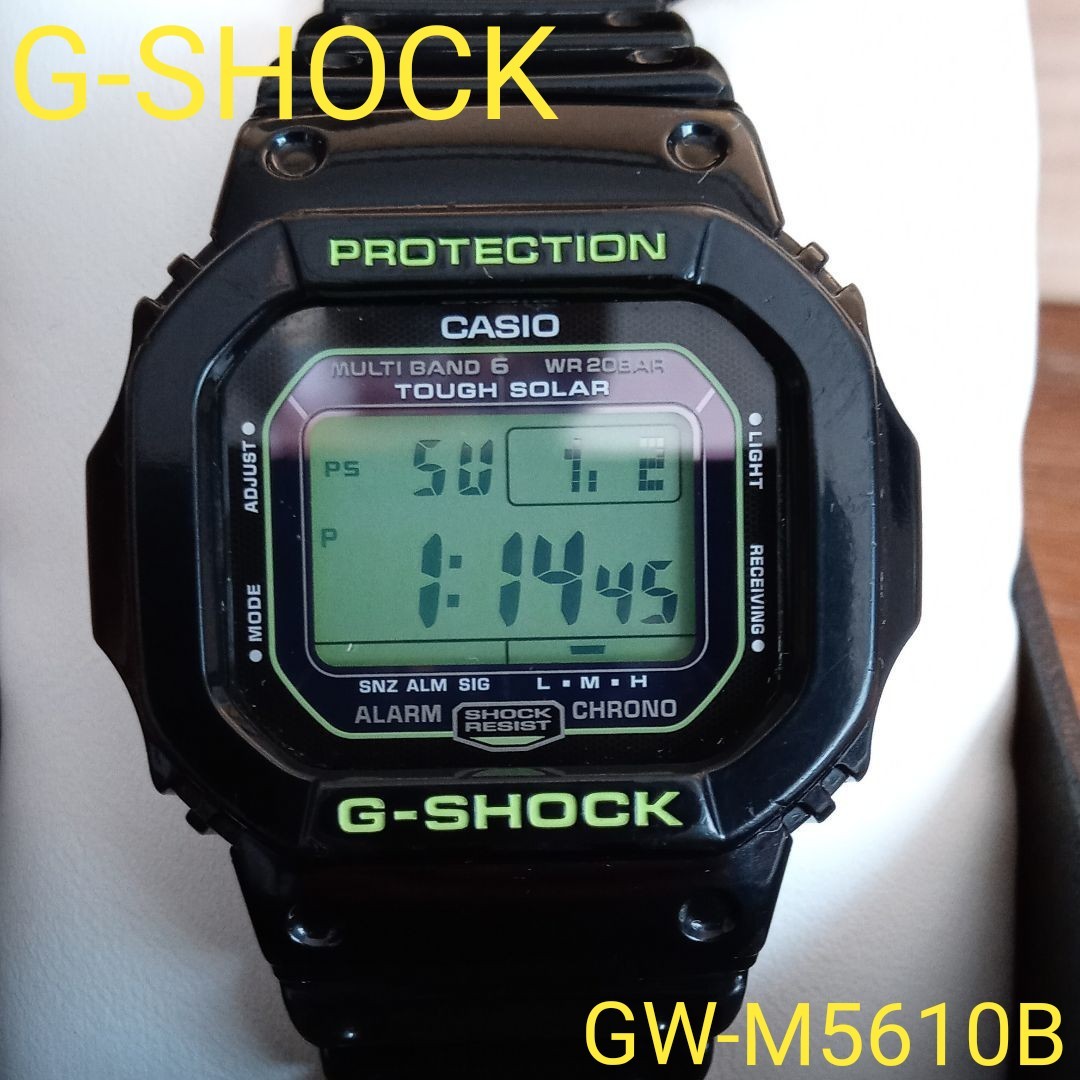 電波ソーラー】G-SHOCK「GW-5610B」緑液晶 Gショック CASIO｜Yahoo