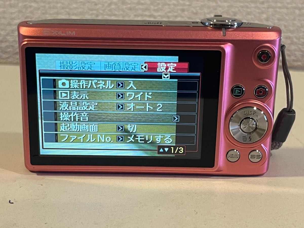 CASIO カシオ コンパクトデジタルカメラ EXILIM ZOOM EX-Z100 ピンク