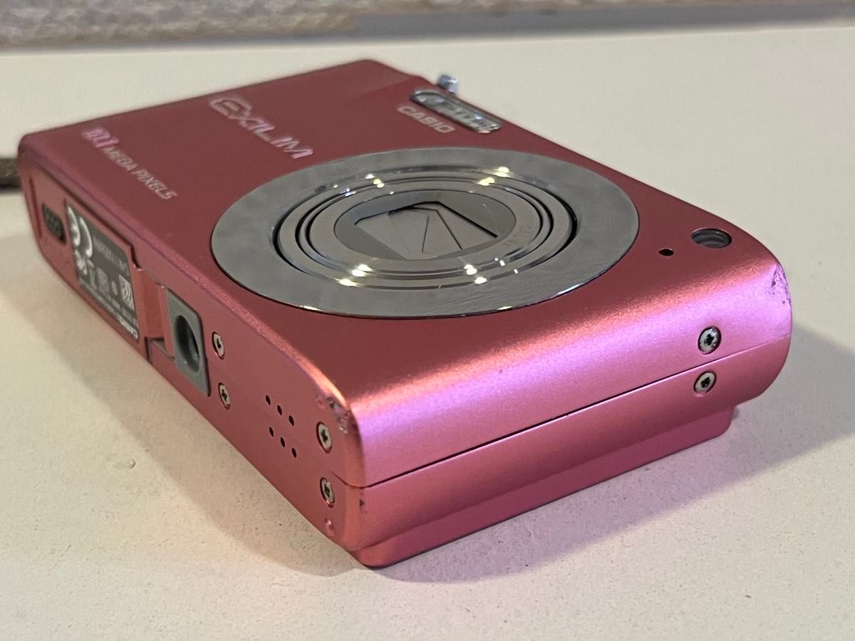 CASIO カシオ コンパクトデジタルカメラ EXILIM ZOOM EX-Z100 ピンク