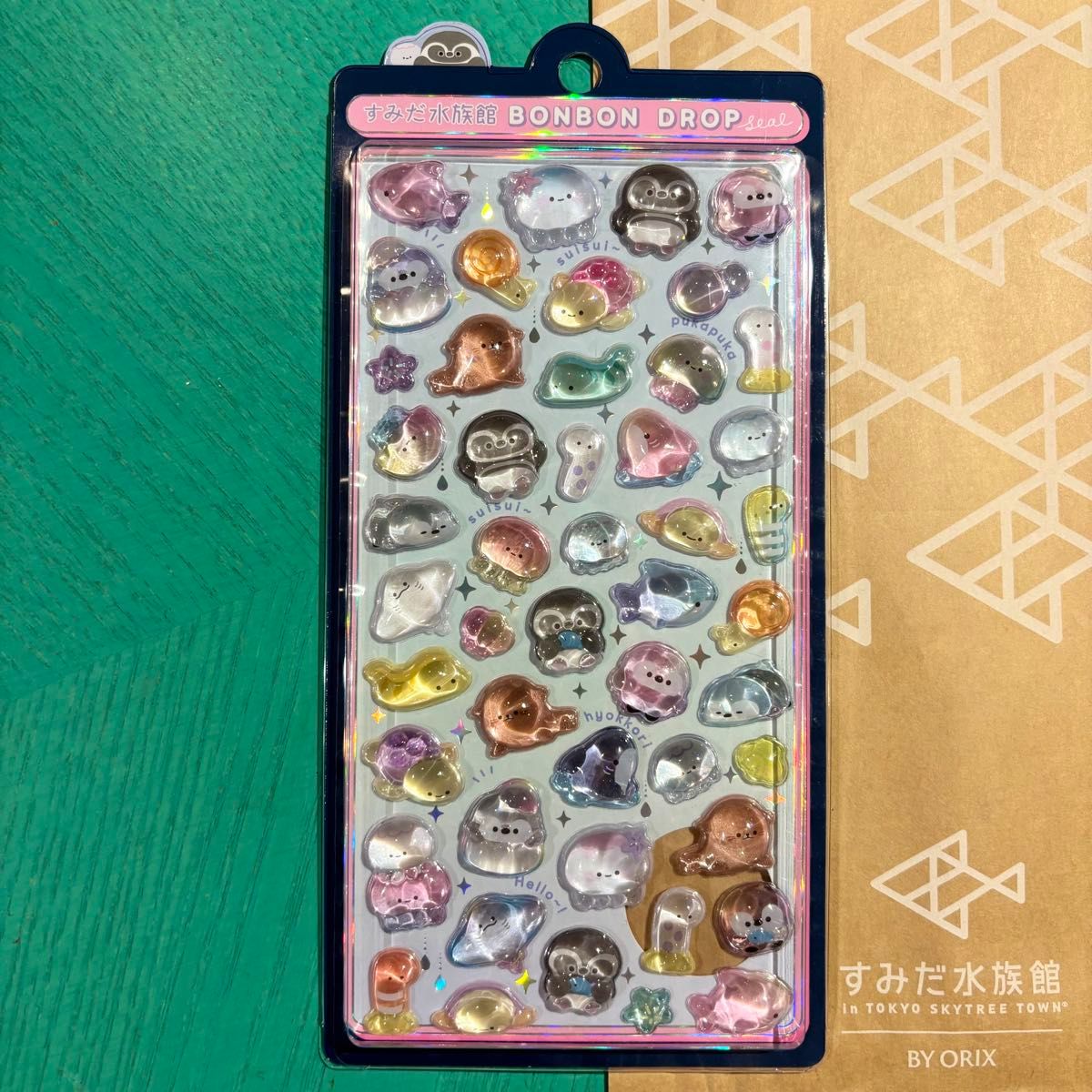 すみだ水族館 ボンボンドロップシール 公式 正規品 新品未使用 即発