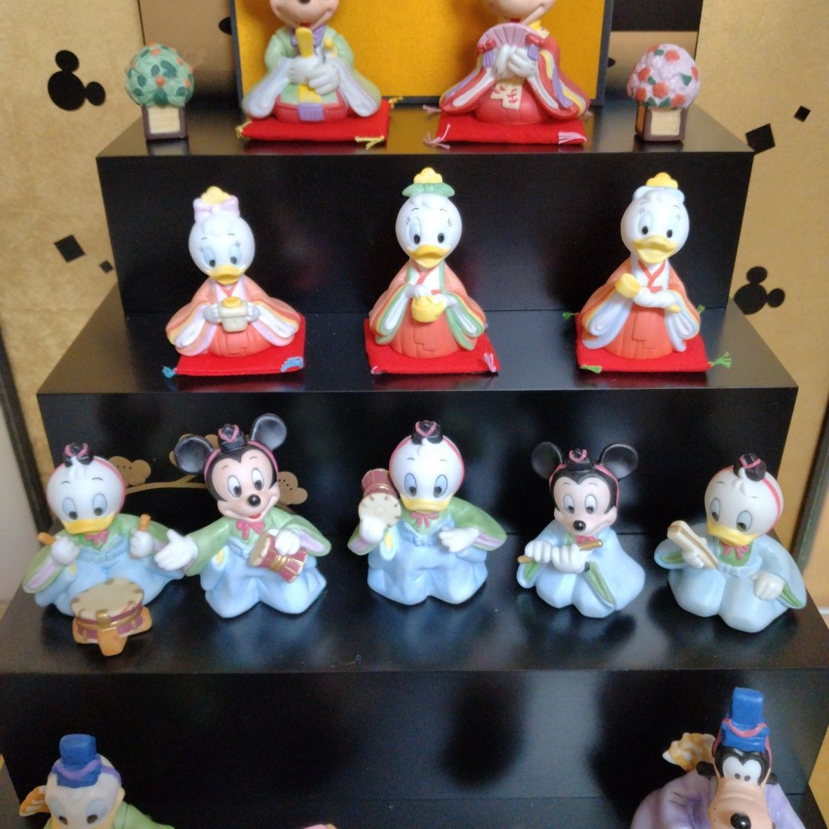 希少】【美品】ディズニー 雛人形 五段飾り ガラスケース 箱付き