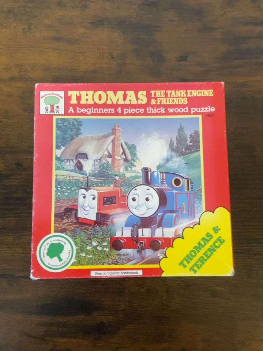 希少品 機関車トーマス ビンテージ ジグソーパズル シール3枚 海外版