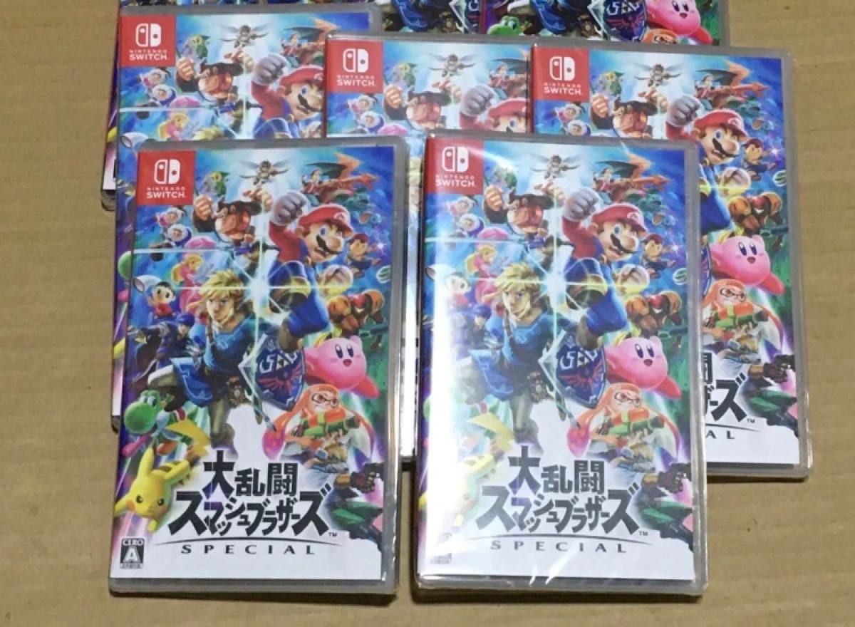 大乱闘スマッシュブラザーズ Nintendo Switch 5本セット 新品未開封