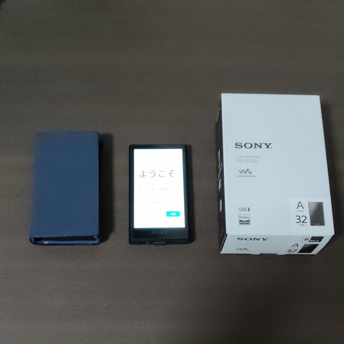 SONY WALKMAN NW-A306 32GB ブラック 純正ケース付き ＋ microSDカード