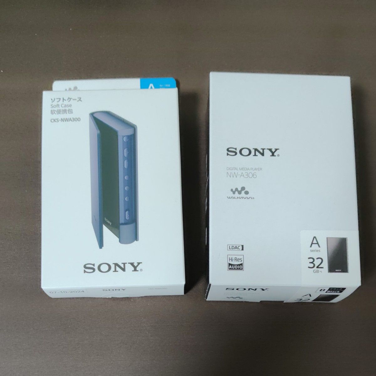 SONY WALKMAN NW-A306 32GB ブラック 純正ケース付き ＋ microSDカード