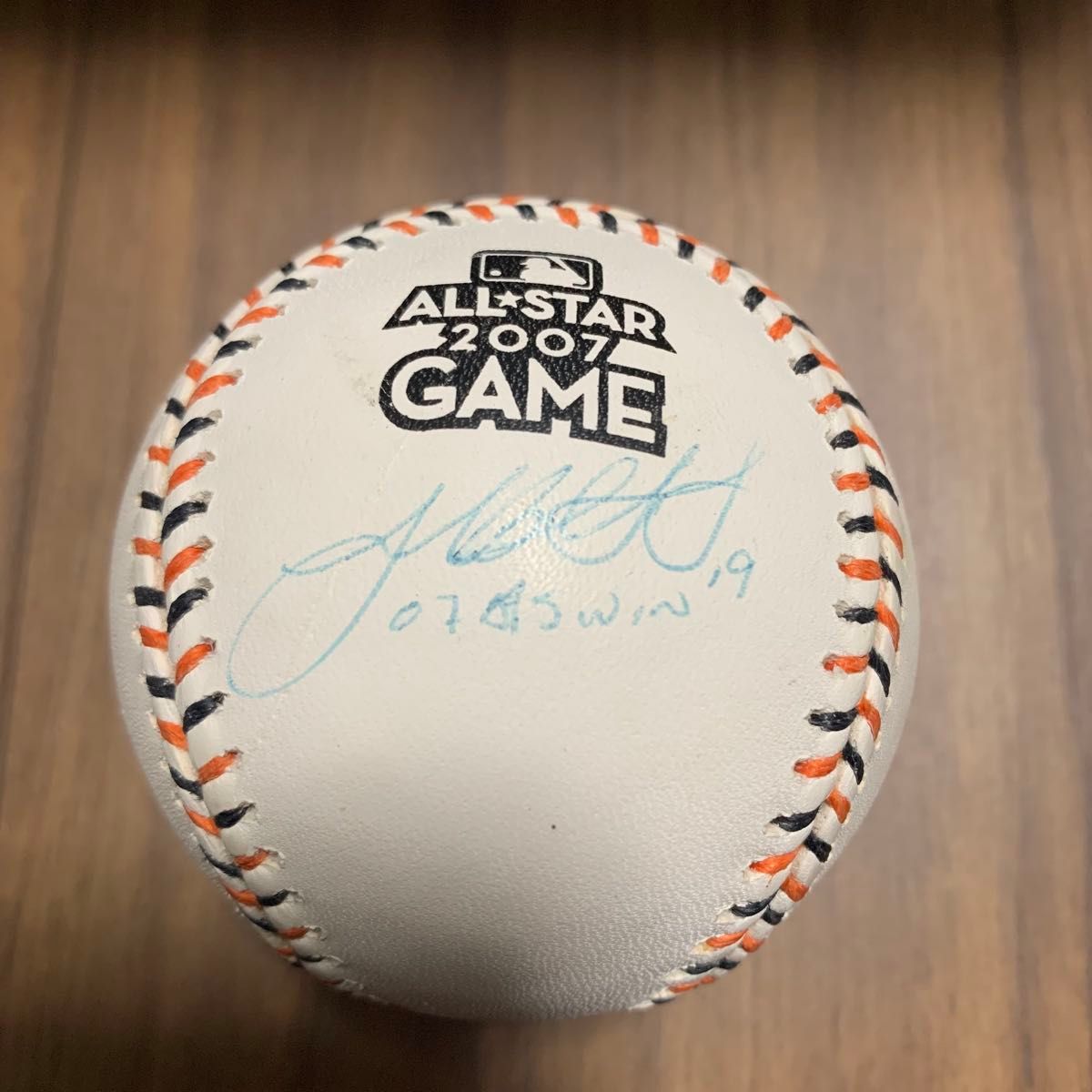 2007 MLBオールスター公式球 勝利投手インスク入り Josh Beckett