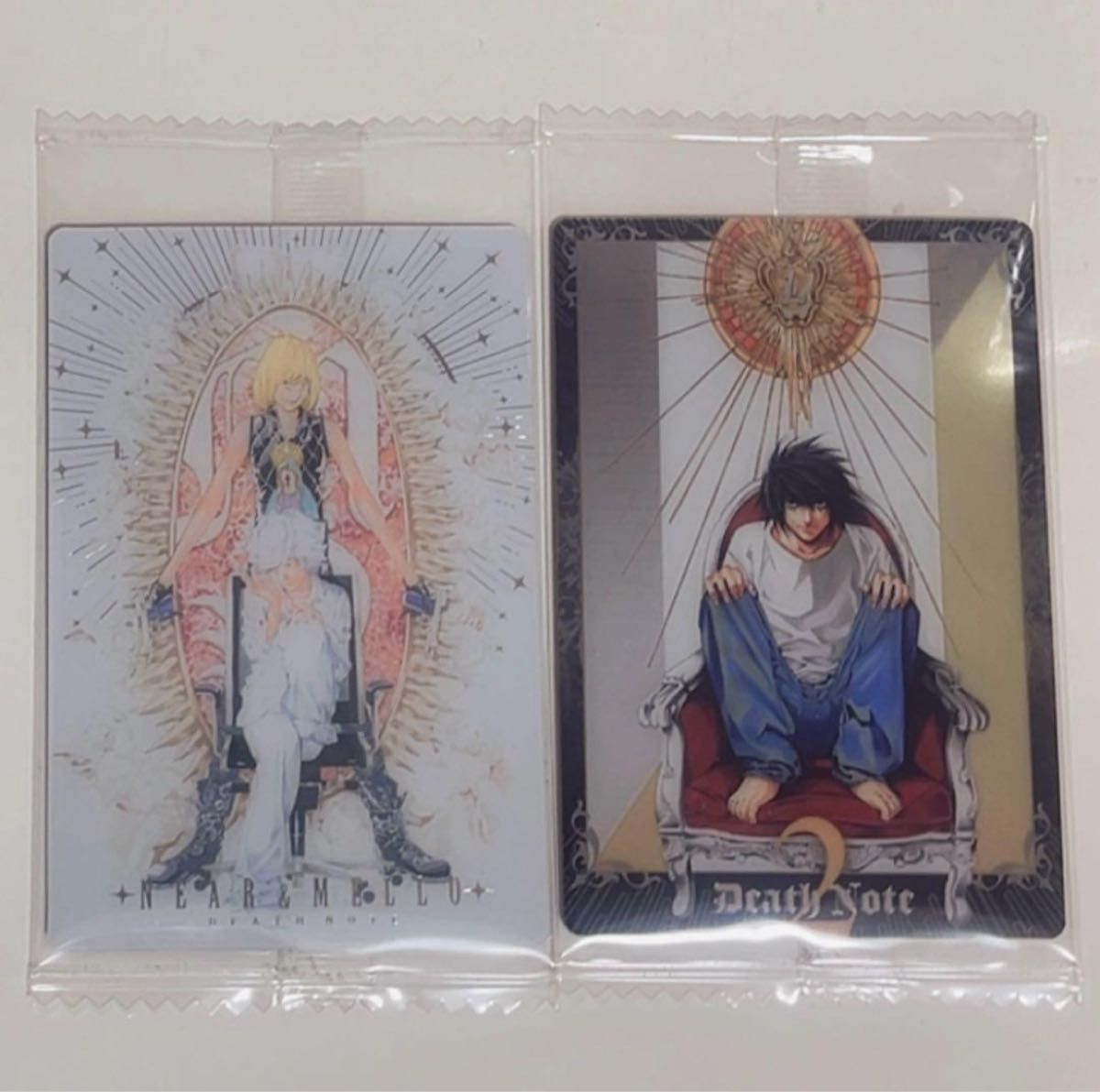 デスノート DEATH NOTE ウエハース ニア メロ L DEATHNOTE カード