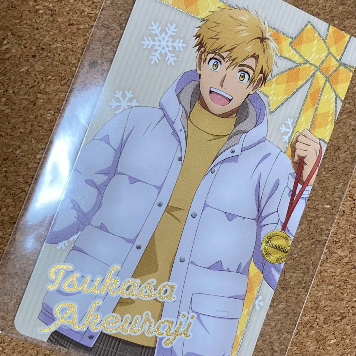 新品未使用 メダリスト 明浦路司 缶バッジ・カードセレクション ラメ