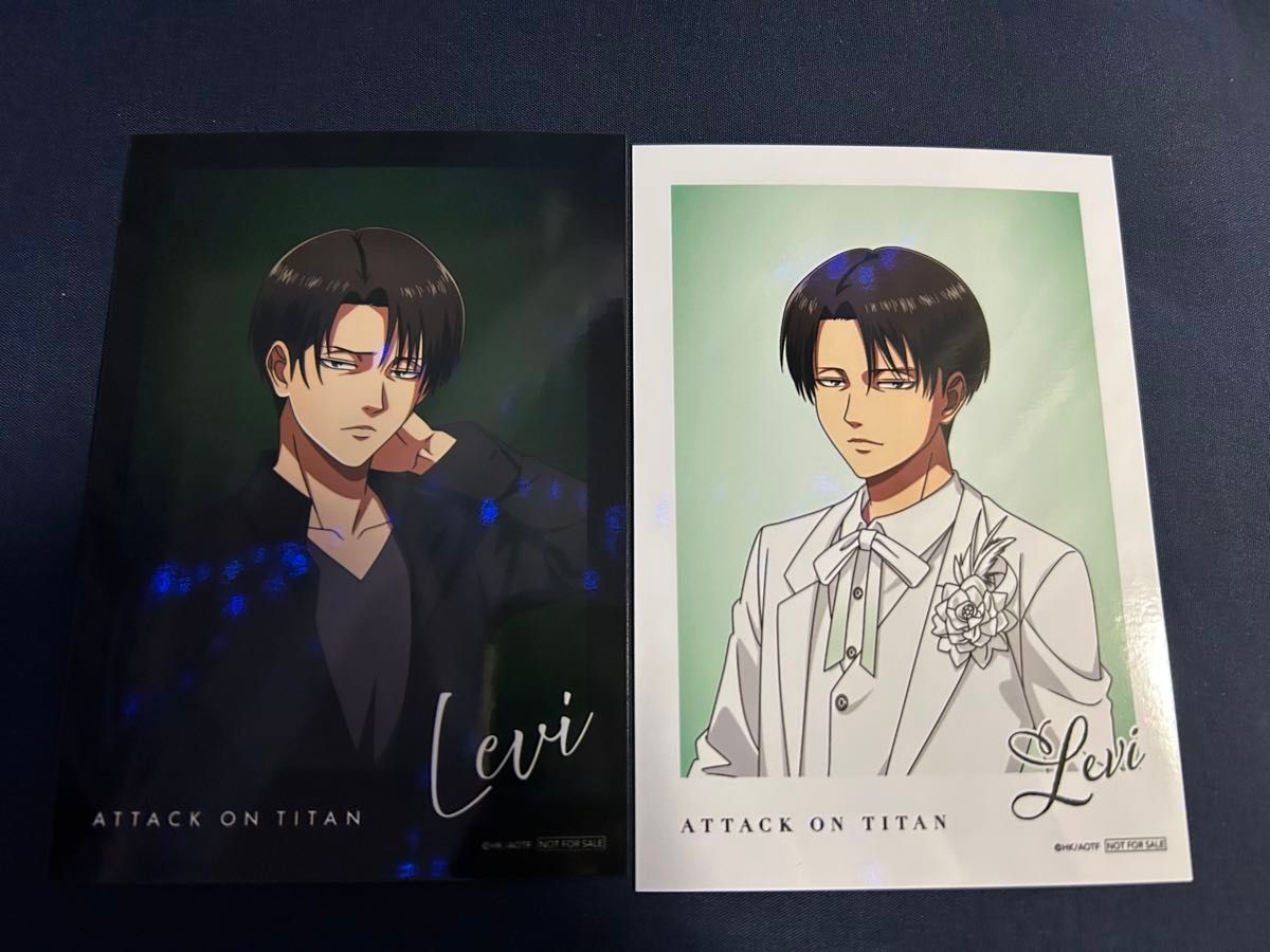 進撃の巨人 リヴァイ アニメイト ブロマイド 2枚セット｜Yahoo!フリマ