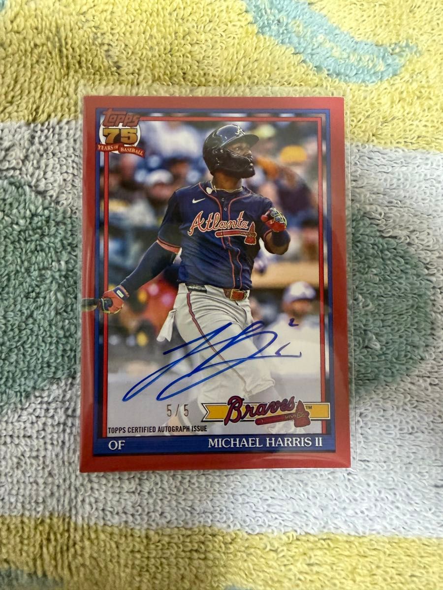 2026 Topps baseball series1 Michael Harris II Braves 直筆サイン
