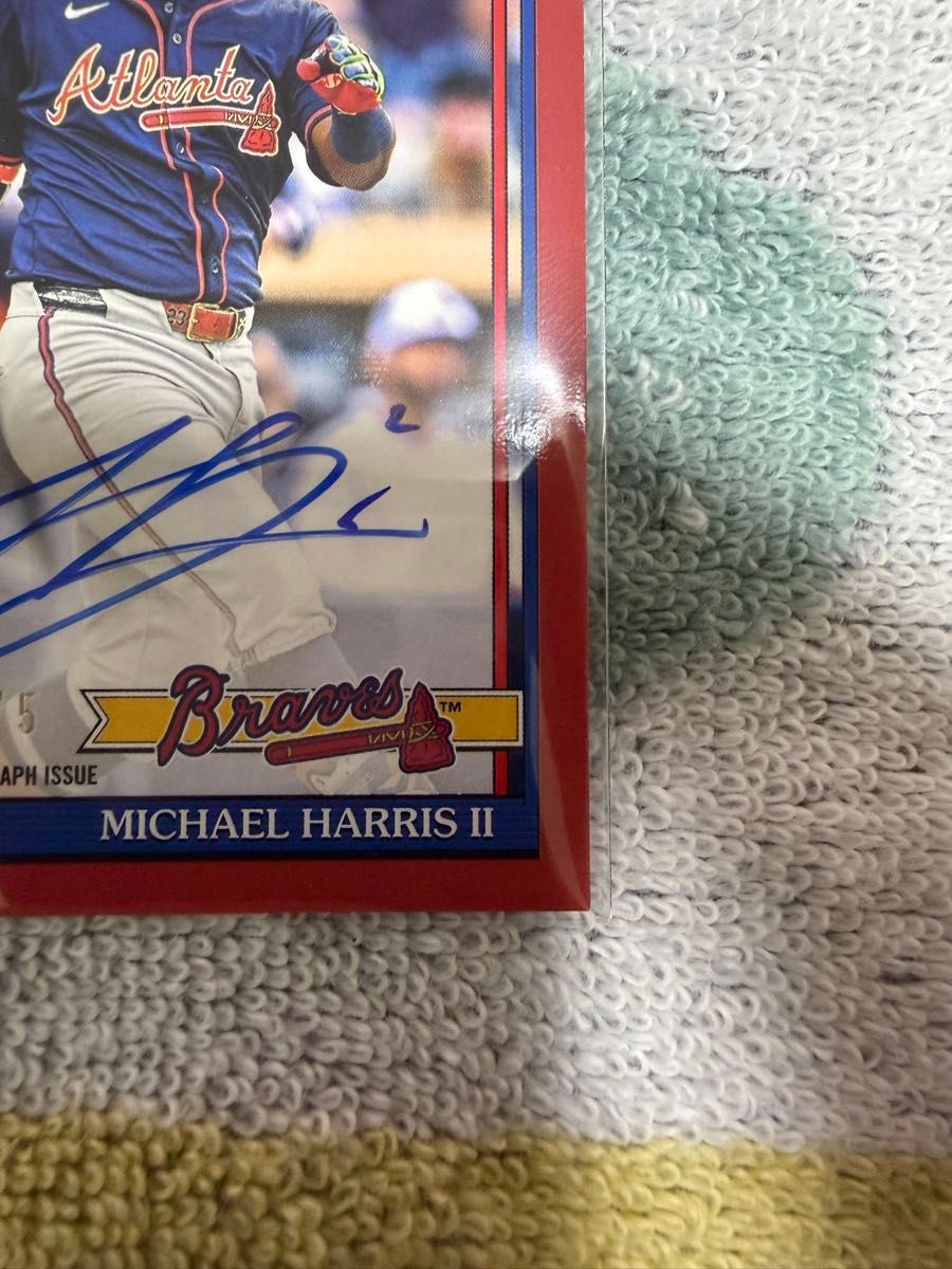 2026 Topps baseball series1 Michael Harris II Braves 直筆サイン