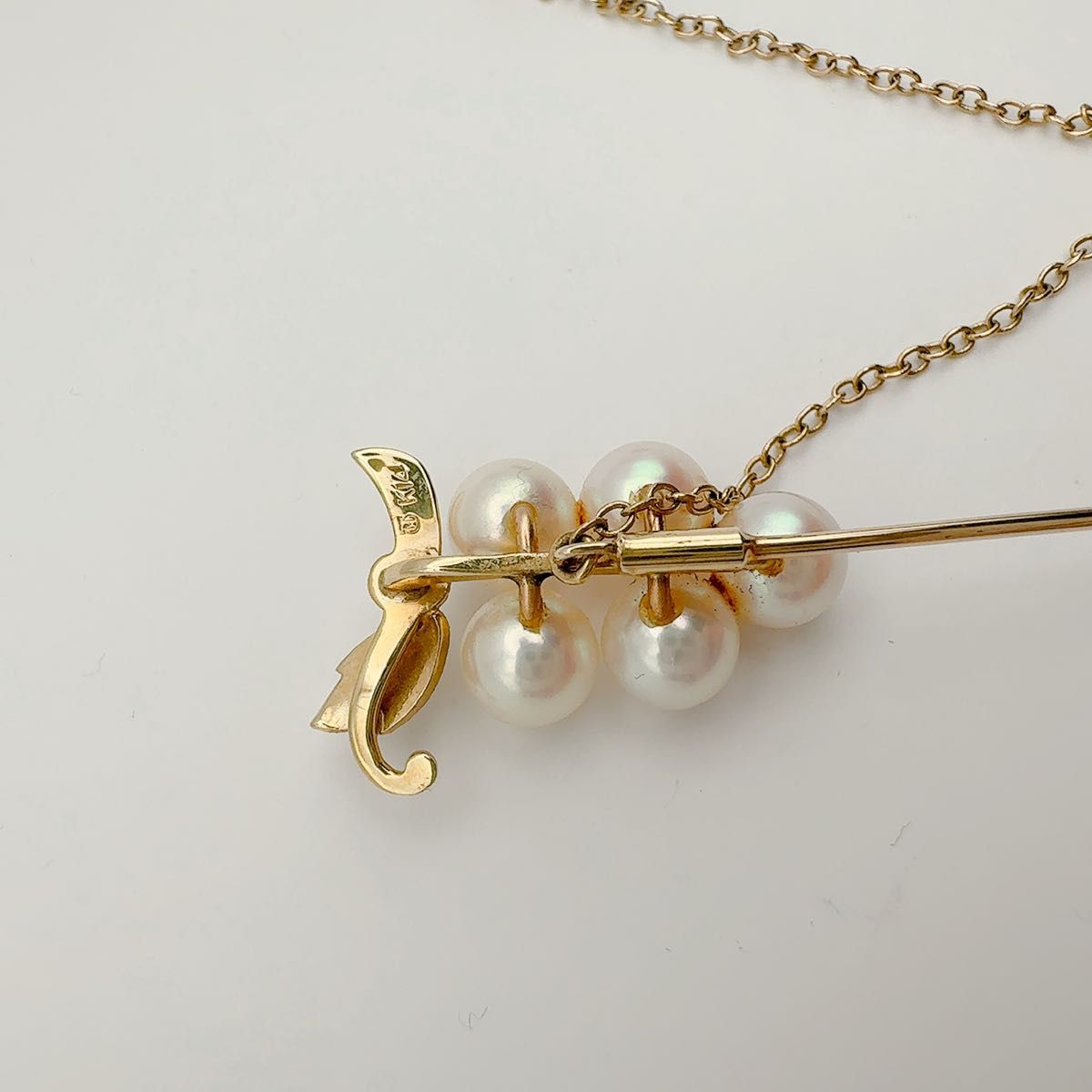 MIKIMOTOミキモト アコヤ真珠ブローチK14｜Yahoo!フリマ（旧PayPayフリマ）