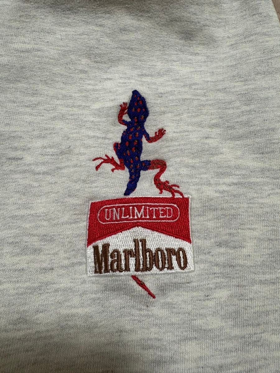 90s ヴィンテージ 激レア Marlboro マルボロ リザード 刺繍 スウェット