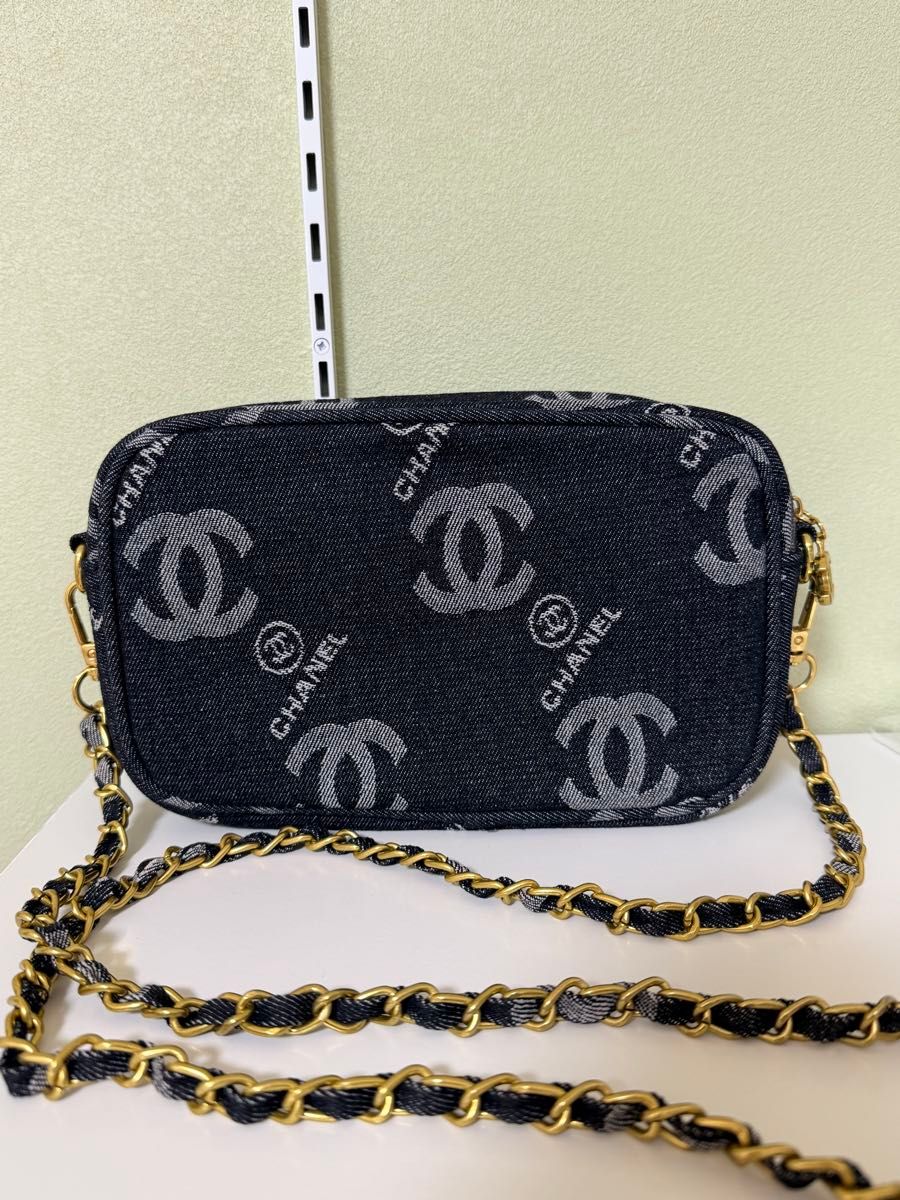 Chanelノベルティポーチ ショルダーバッグ デニム｜Yahoo!フリマ（旧