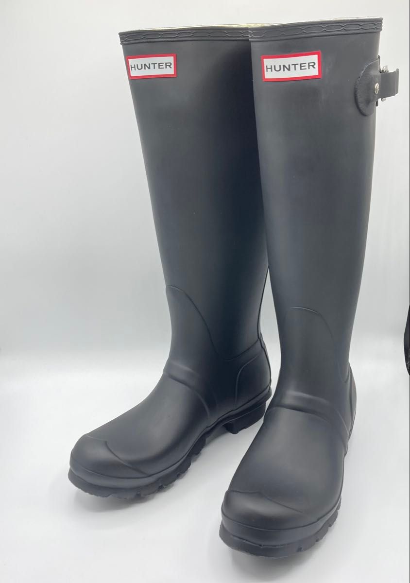 HUNTER ハンター オリジナル トール レイン ブーツ ブラック UK4