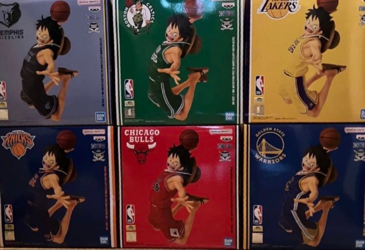 新品未使用品】NBA ルフィ ワンピースベースショップ 6体セット｜Yahoo