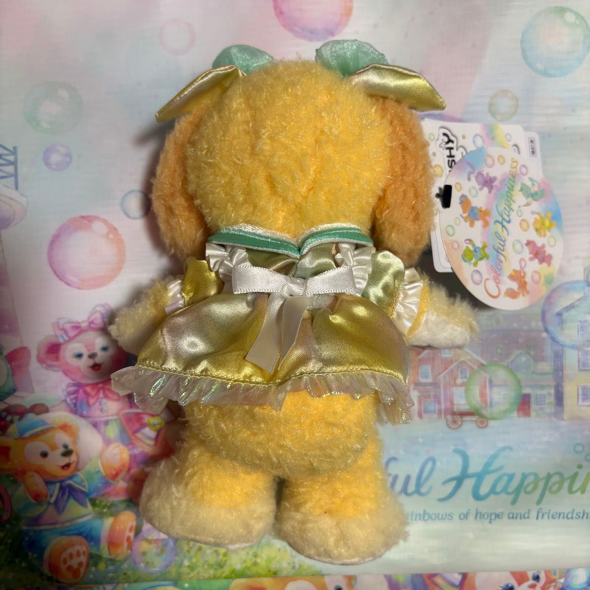 ダッフィー20周年 カラフルハピネス ポージープラッシー クッキーアン