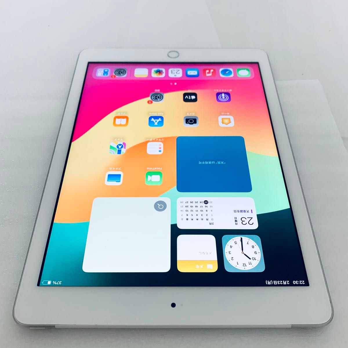 美品】iPad 第6世代 Wi-Fi ＋ Cellular 32GB シルバー MR6P2J/A 本体