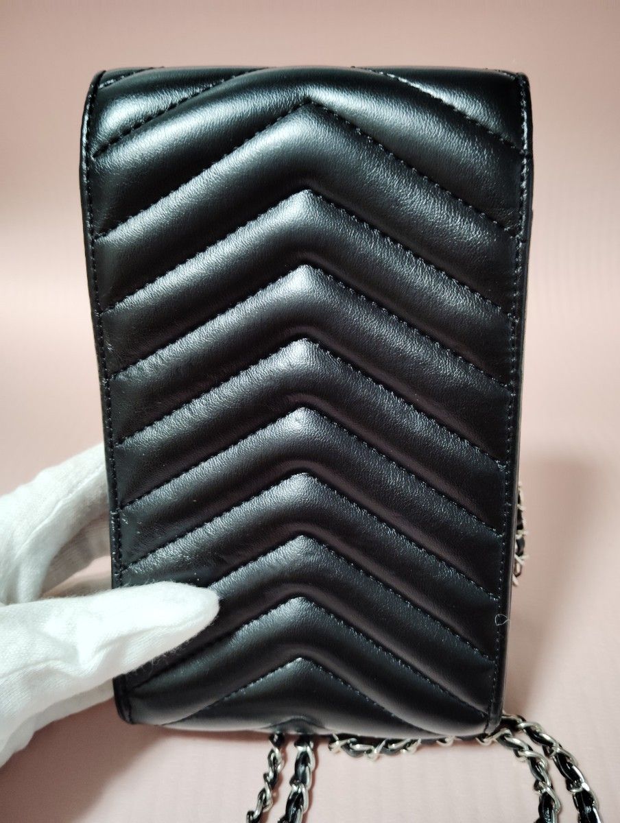 YSL ブラック ショルダーバッグ キルティング 並行輸入品｜Yahoo