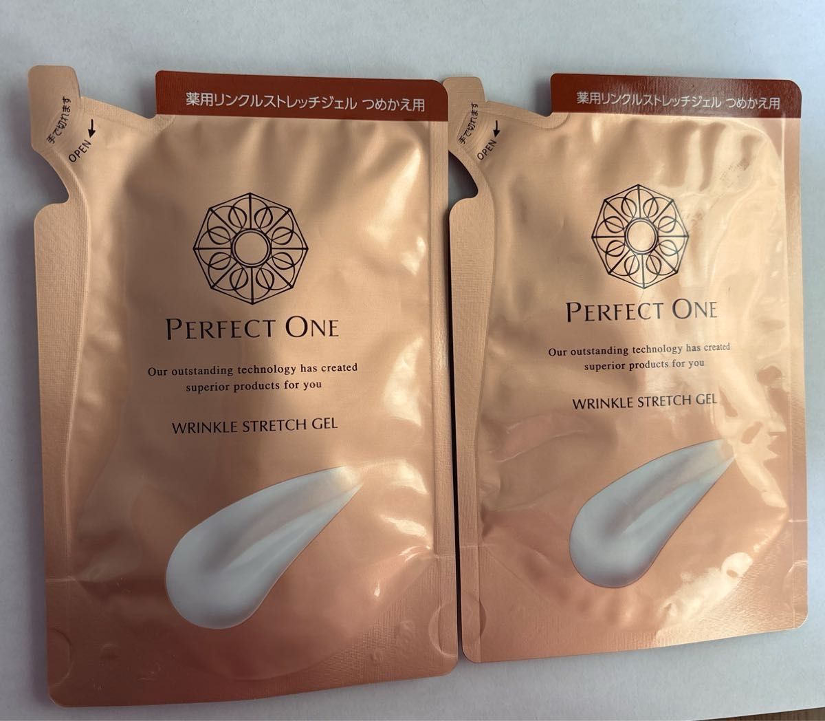 PERFECT ONE 薬用リンクルストレッチジェル つめかえ用 50g 2個セット