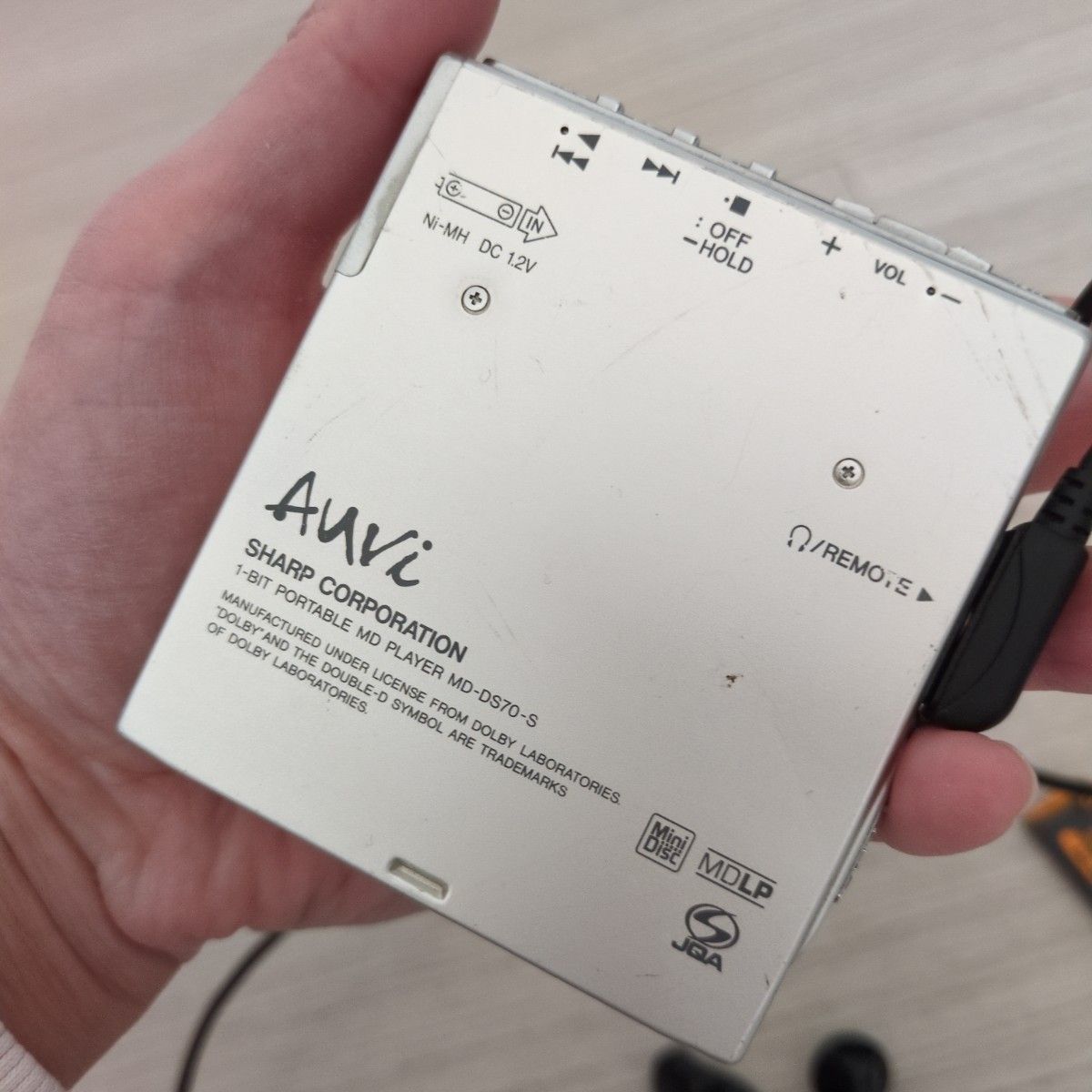 SHARP MD-DS70-S ポータブルMDプレーヤー シルバー ジャンク｜Yahoo