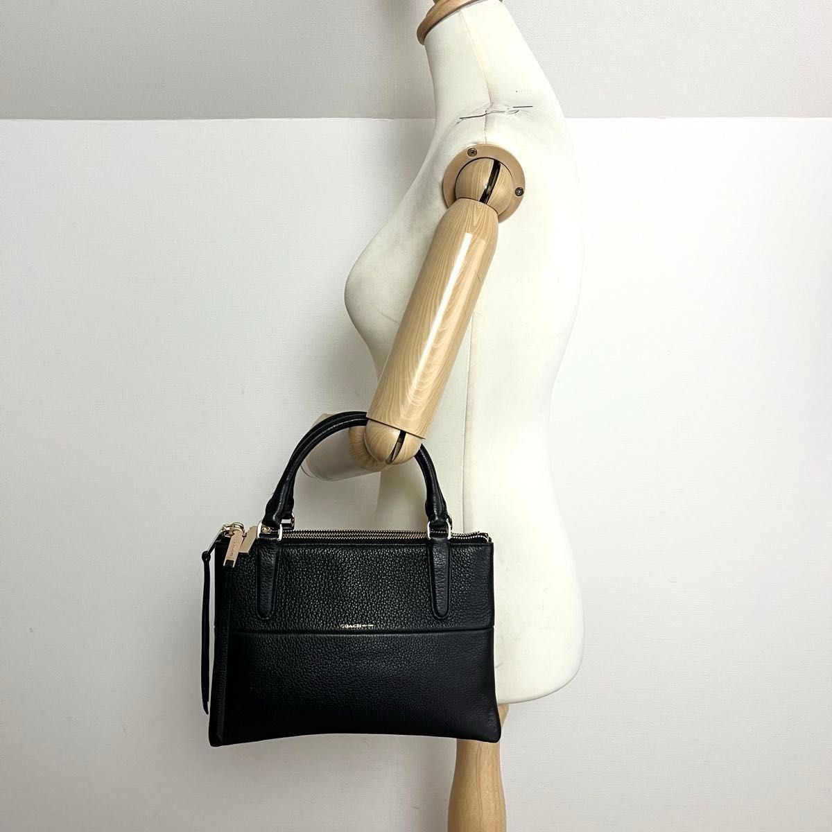 希少 美品 COACH コーチ ミニ ボロー 2way ショルダーバッグ