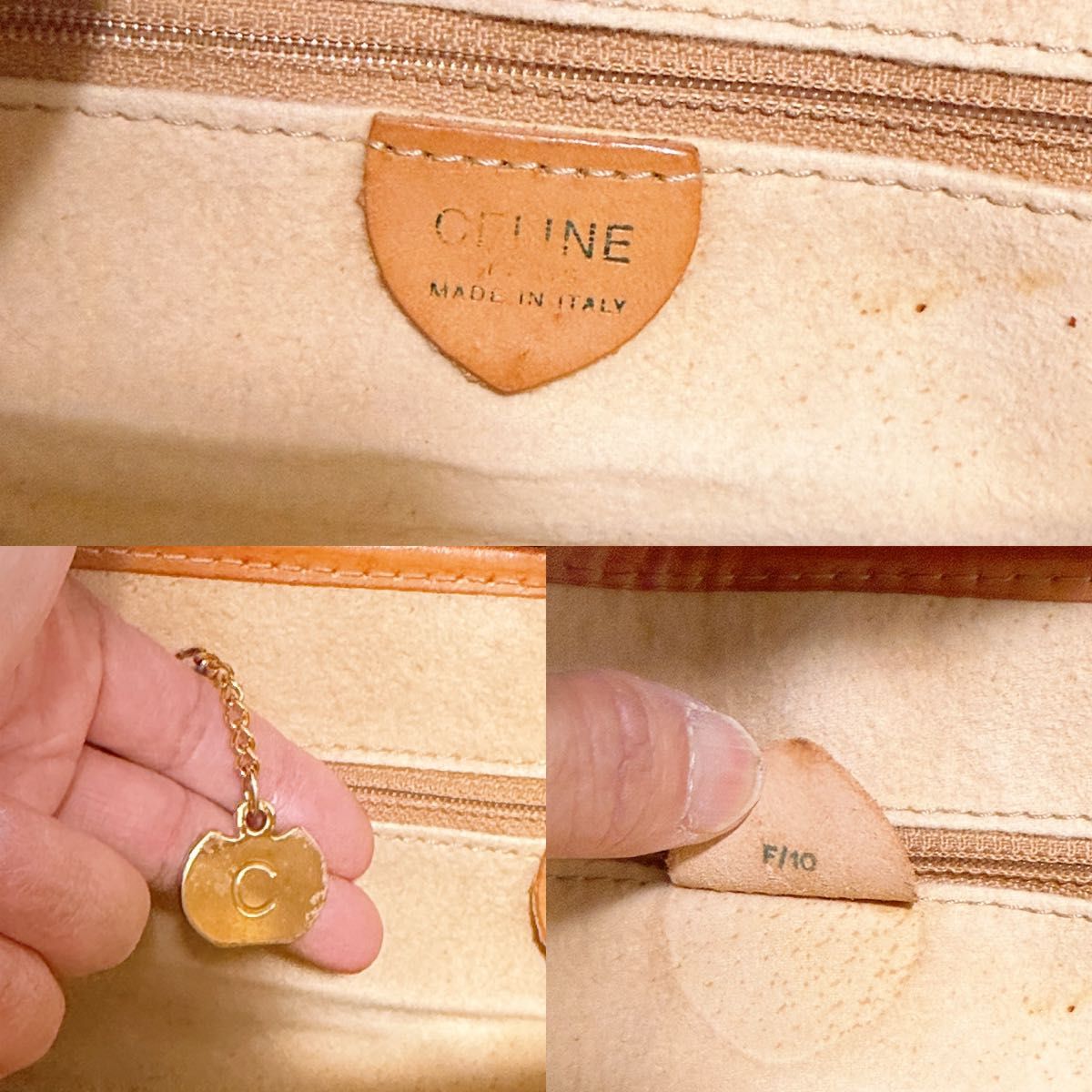 美品』CELINE(セリーヌ)ショルダーバッグ PVC マカダム柄｜Yahoo