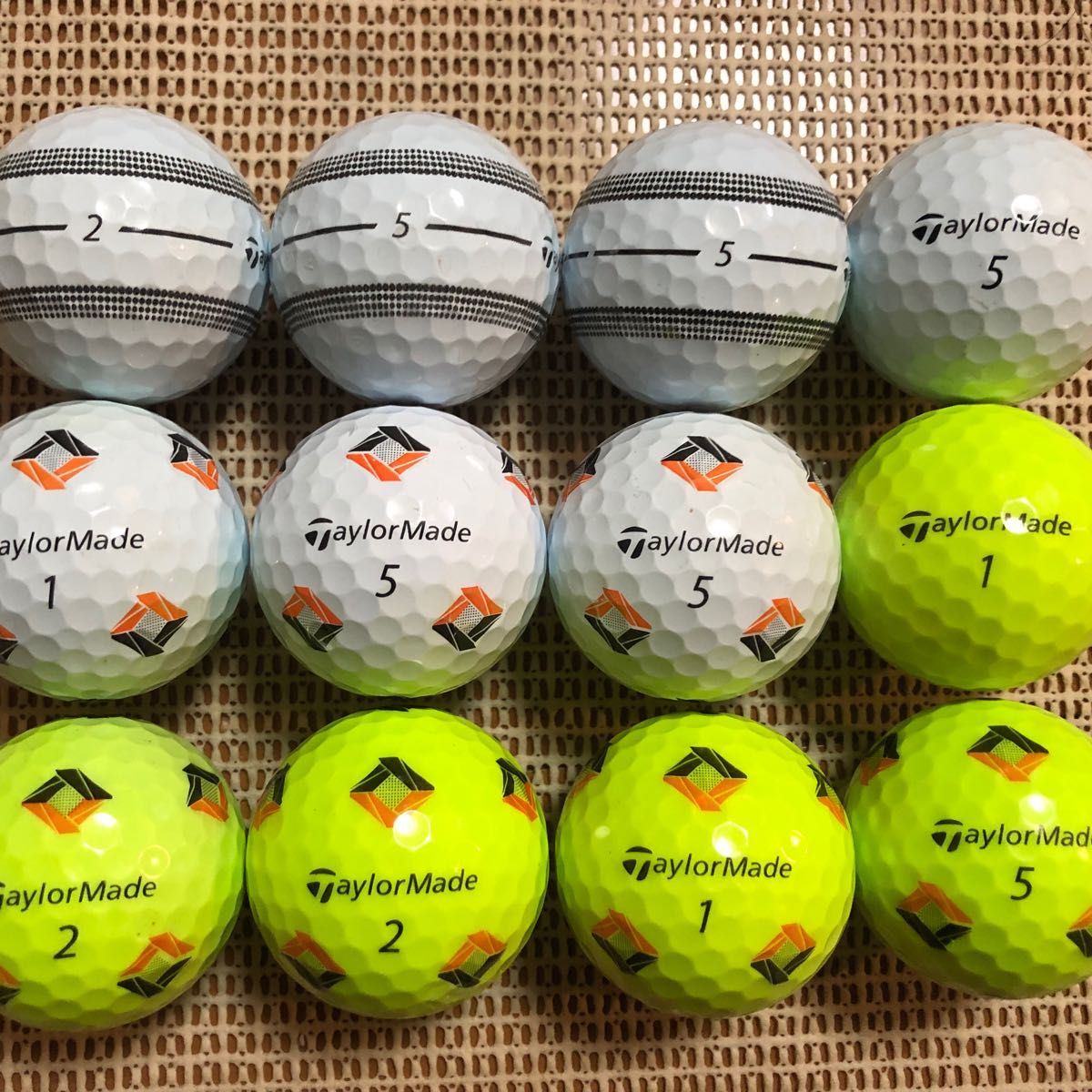 ロストボール12球 テーラーメイド TP5 2024年モデル pix ストライプ
