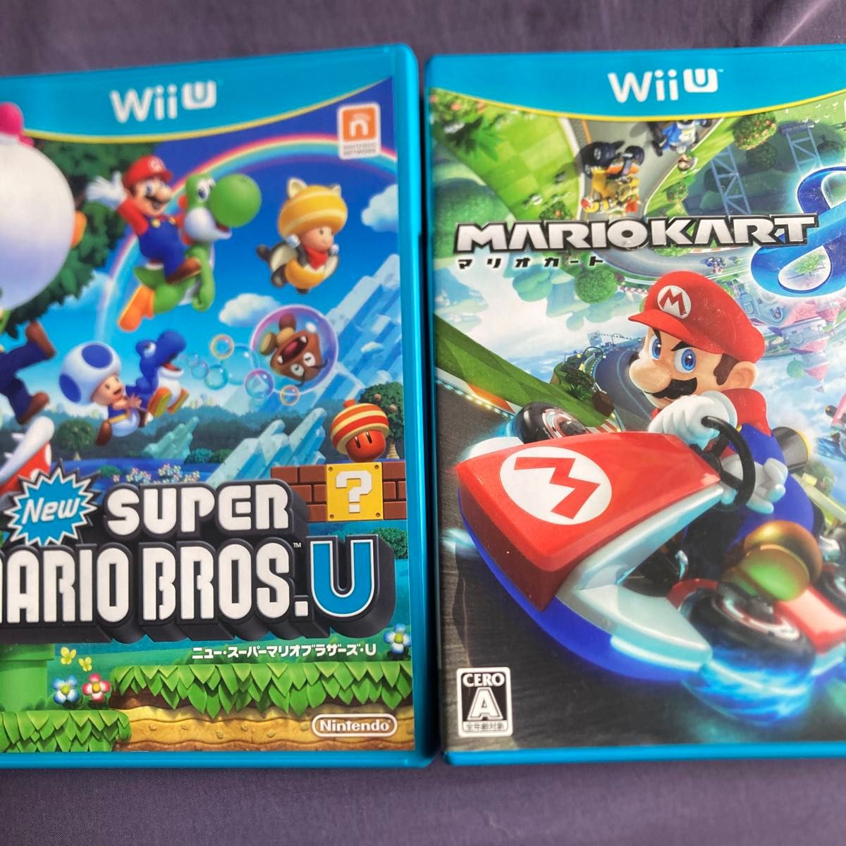スーパーマリオブラザーズU ＆ マリオカート8 セット wiiu専用ソフト