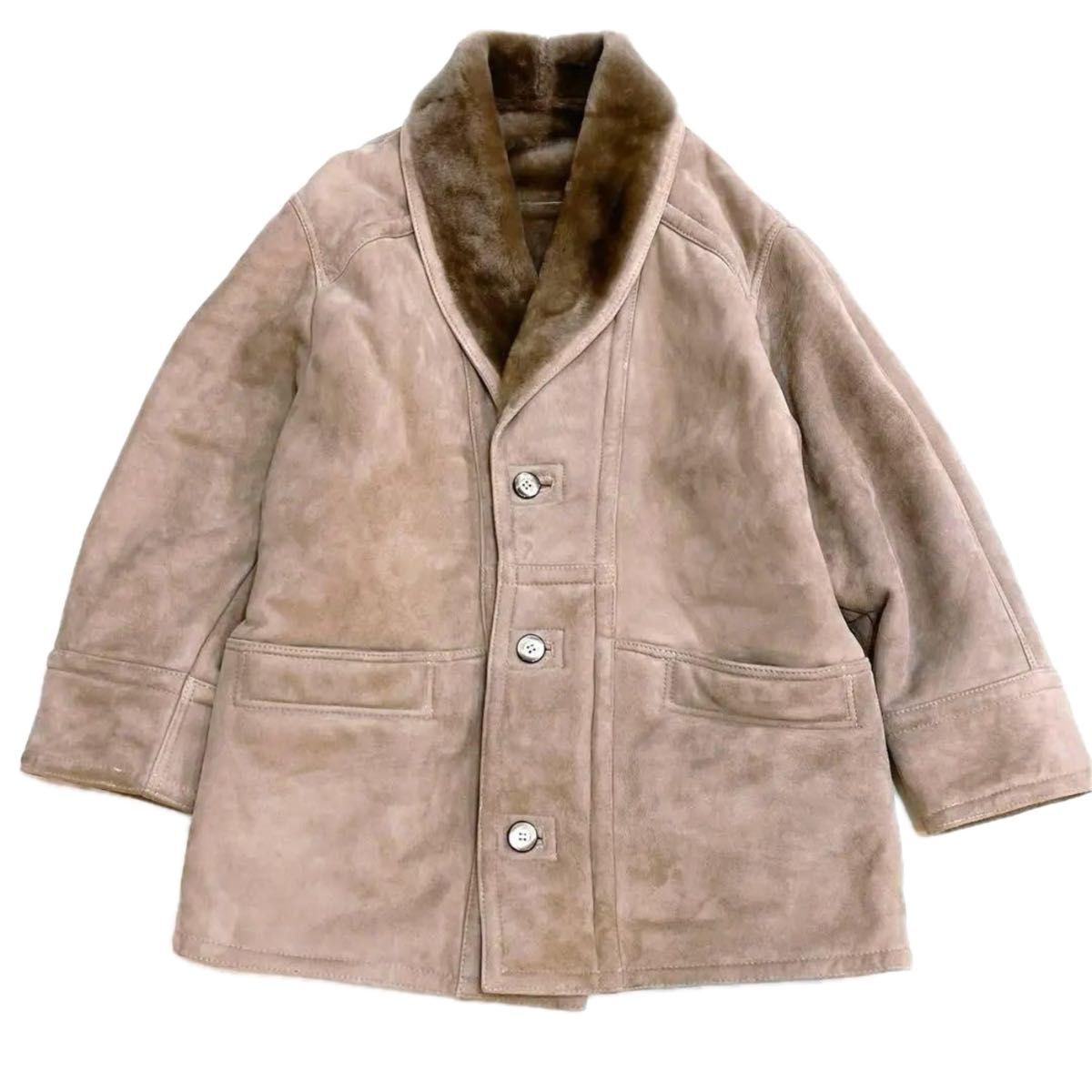 Simon Vera Pelle 最高級 リアル ムートン コート イタリア製 羊革