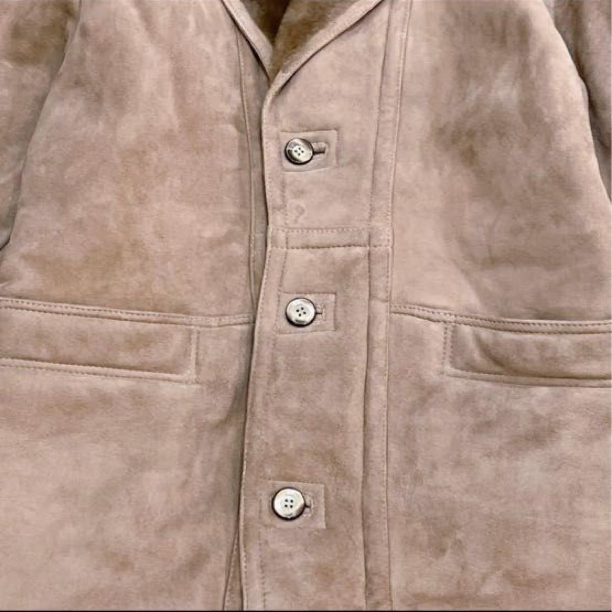 Simon Vera Pelle 最高級 リアル ムートン コート イタリア製 羊革