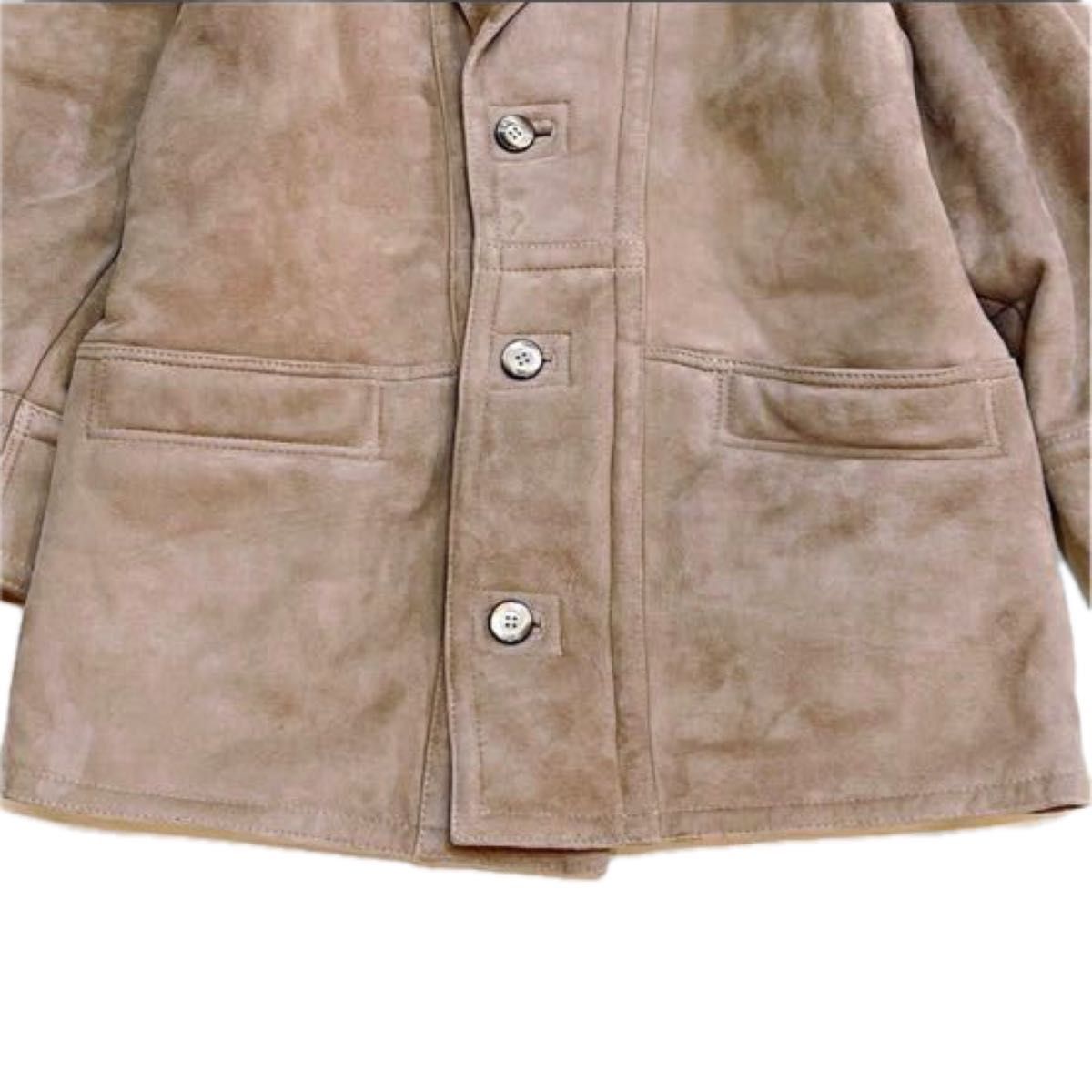 Simon Vera Pelle 最高級 リアル ムートン コート イタリア製 羊革