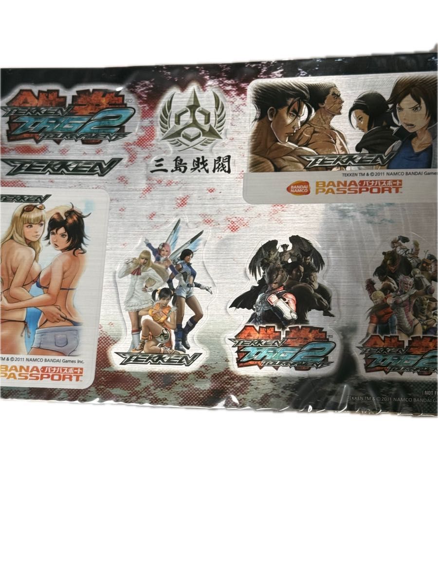 鉄拳 TEKKEN TAG TOURNAMENT 2 バナパスポート シール ステッカー
