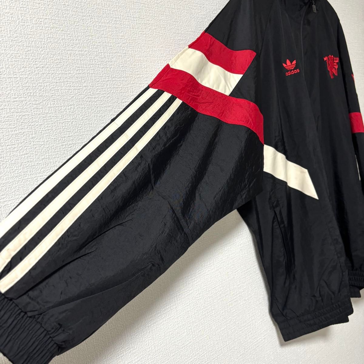 正規品】 adidas マンチェスターユナイテッド 2XL ナイロンジャケット