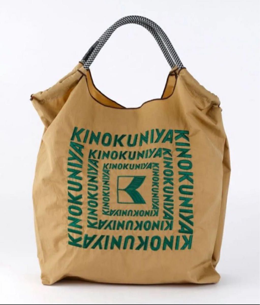 新品 ボールアンドチェーン 紀ノ国屋 コラボ ベージュ M エコバッグ