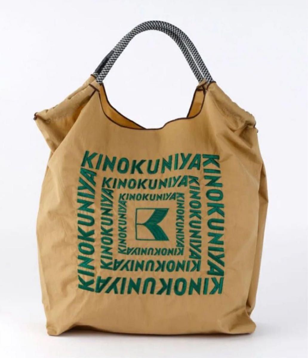 新品 ボールアンドチェーン 紀ノ国屋 コラボ ベージュ M エコバッグ