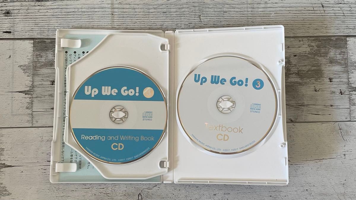 ヤマハ英語教室 Up We Go 3 テキスト・CD・DVDセット｜Yahoo!フリマ