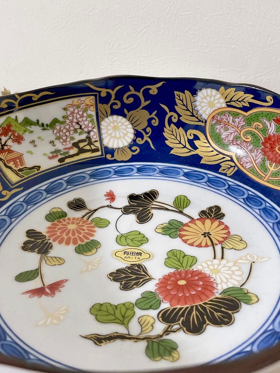 有田焼 仁祥窯 聖 献上古伊万里 七寸八角盛鉢 有田焼 盛鉢 金彩 古