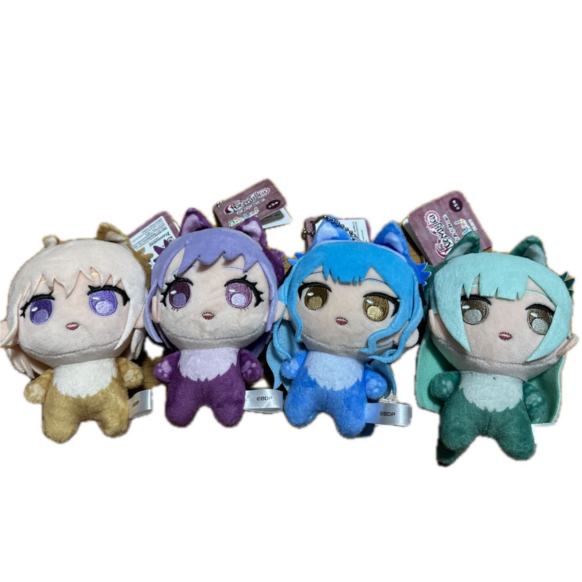 バンドリ Ave Mujica ぷちっしゅ おおかみ ぬいぐるみ 4種セット