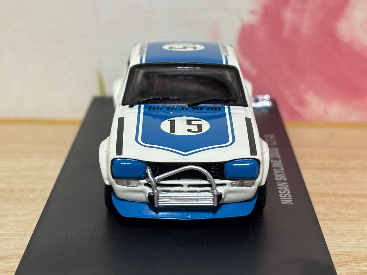 送料無料 1/43 京商 日産 スカイライン 2000GT-R KPGC10 レースカー
